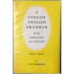 A Concise English Grammar for Foreign Students