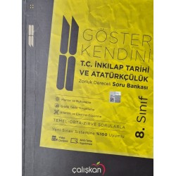 Göster Kendini  T.C. İnkılap Tarihi ve Atatürkçülük Zorluk Dereceli Soru Bankası 8.Sınıf