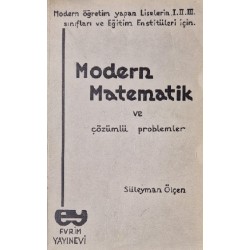 Modern Matematik ve Çözümlü Problemler  