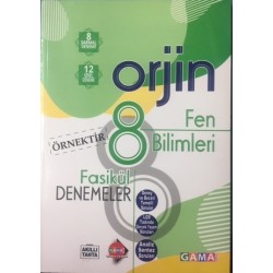 Orjin Fen Bilimleri 8.Sınıf Fasikül Denemeler