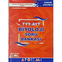 TYT - AYT Biyoloji Soru Bankası Tamamı Çözümlü
