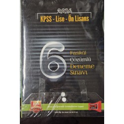 KPSS Lise Ön Lisans 6 Fasikül Çözümlü Deneme Sınavı 2016