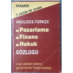 İngilizce - Türkçe Pazarlama-Finans-Hukuk Sözlüğü