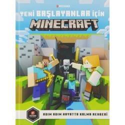 Yeni Başlayanlar için Minecraft - Adım Adım Hayatta Kalma Rehberi  (Ciltli)