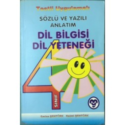 Testli Uygulamalı Sözlü ve Yazılı Anlatım Dil Bilgisi Dil Yeteneği - Sınıf 4