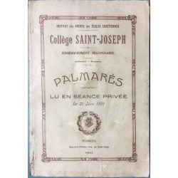 College Saint - Joseph 1931 (Fransız Lisesi 1931 Yıllık)
