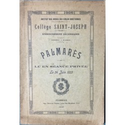 College Saint - Joseph 1933 (Fransız Lisesi 1933 Yıllık)
