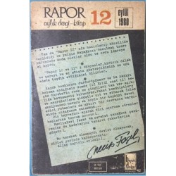 Rapor aylık dergi - kitap 12 Eylül 1980