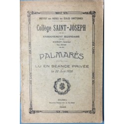 College Saint - Joseph 1936 (Fransız Lisesi 1936 Yıllık)