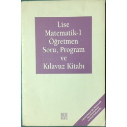 Lise Matematik 1 öğretmen Soru Program ve Kılavuz Kitabı