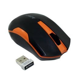 A4 Tech G3-200N V-Track Siyah Turuncu Kablosuz Mouse