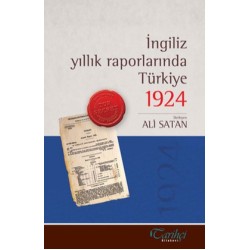 İngiliz Yıllık Raporlarında Türkiye 1924