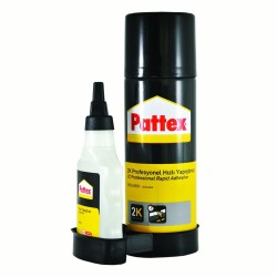 Pattex  2k Aktivatörlü Hızlı Yapıştırıcı 400 Ml Aerosol+100 Ml Şişe