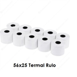 Termal Rulo 56 mm x 25 m 10 lu Paket (Yazar Kasa ve Pos Cihazları İçin)