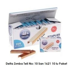 Delta Zımba Teli No: 10 Sarı 1621 10 lu Paket