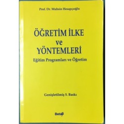 Öğretim İlke ve Yöntemleri - Eğitim Programları ve Öğretim