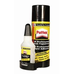 Pattex 2K Aktivatörlü Hızlı Yapıştırıcı 200 ml Aerosol+50 ml Şişe