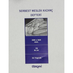 Serbest Meslek Kazanç Defteri 24 Yaprak