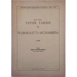 Büyük Tefsir Tarihi 2 - (Tabakatü l-Müfessirin) 3.Cüz