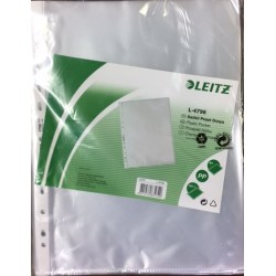 Leitz 4796 A4 Delikli Şeffaf Poşet Dosya 100 lü Paket