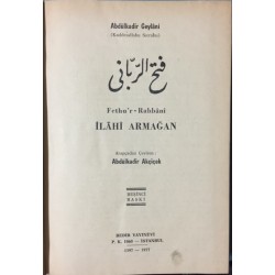 İlahi Armağan - Feth ül - Rabbani (Ciltli)