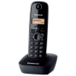 Panasonic Telsiz Telefon KX-TG1611 Siyah Gri 50 Rehber DECT