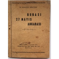 Burası 27 Mayıs Ankarası Şiirler