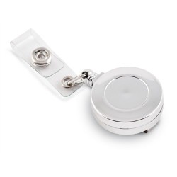 Mas Metal Kaplama Yoyo Yuvarlak-32 mm-Kancalı-Klipsli-Krom 3530