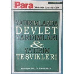 Yatırımlarda Devlet Yardımları ve Yatırım Teşvikleri