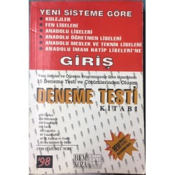 Deneme Test Kitabı - Bem Koza 15 Deneme Testi ve Çözümleri